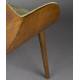 Chaise Taylor Dutchbone Fauteuil de Table en Frêne et Velours Vert Assise Seventies 56,5x59,5x83,5cm