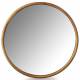 Miroir Gramdo Athezza Glace Ronde en Acier Finition Laiton Décoration Murale PM 3x51x51cm