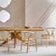 Lot de 2 Chaises Oslo Signature Assises de Table Rustiques Sièges en Chêne Blanchi et Cordes Tressées Naturel 54x54x78cm