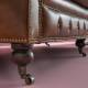 Canapé Chesterfield 2 Places Chocolat Signature Sofa Vintage Assise de Salon en Cuir Couleur Chocolat 77x94x180cm