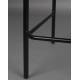 Lot de 2 Chaises de Comptoir Rodin Bouclé Black Dutchbone Bois et Tissu Bouclé Tabourets de Bar 50x53x87cm