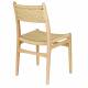 Duo de Chaises Cécile Dutchbone Lot d’Assises en Bois et Cordage Fauteuils de Repas 47,1x50,2x81,3cm