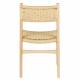 Duo de Chaises Cécile Dutchbone Lot d’Assises en Bois et Cordage Fauteuils de Repas 47,1x50,2x81,3cm