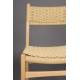 Duo de Chaises Cécile Dutchbone Lot d’Assises en Bois et Cordage Fauteuils de Repas 47,1x50,2x81,3cm