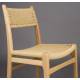 Duo de Chaises Cécile Dutchbone Lot d’Assises en Bois et Cordage Fauteuils de Repas 47,1x50,2x81,3cm
