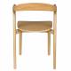 Lot de Deux Chaises Northwood Zuiver Duo d'Assises en Hévéa Finition Naturelle Sièges de Tables Esprit Scandinave 51x53x76,5cm