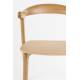 Lot de Deux Chaises Northwood Zuiver Duo d'Assises en Hévéa Finition Naturelle Sièges de Tables Esprit Scandinave 51x53x76,5cm