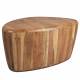 Table Basse Ayla Dutchbone Table de Salon en Acacia Guéridon Géometrique 28x45x58cm