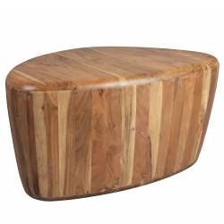 Table Basse Ayla Dutchbone Table de Salon en Acacia Guéridon Géometrique 28x45x58cm