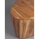 Table Basse Ayla Dutchbone Table de Salon en Acacia Guéridon Géometrique 28x45x58cm