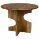 Table Basse Morgan Dutchbone Table de Salon en Acacia Massif Sellette Ronde Guéridon 45x60x60cm