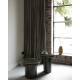 Guéridon S Mush Dutchbone Sellette Ronde en Manguier Finition Vert Olive Brillante Mobilier d'Appoint 35x35x45cm