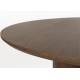 Table de Repas Laurent Woody Table de Salle à Manger Ronde Piètement Central Finition Noyer 75x120x120cm
