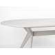 Table Zeme Capsule Woody Table de Salle à Manger 8 Personnes Table de Repas Hévéa Beige 75x95x220cm
