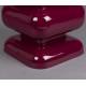 Tabouret Stubby Dutchbone Pouf d’Intérieur en Acier Bordeaux Assise ou Table d’Appoint Seventies 29x29x49cm