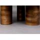 Trio Suki Dutchbone Lot de Trois Tables Basses en Manguier et Marbre Guéridons Asymétriques