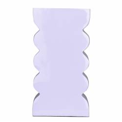 Vase Curves S Zuiver Soliflore Design Finition Lilas Décoration à Poser Originale 6x11x21cm