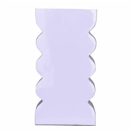 Vase Curves S Zuiver Soliflore Design Finition Lilas Décoration à Poser Originale 6x11x21cm