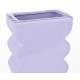 Vase Curves S Zuiver Soliflore Design Finition Lilas Décoration à Poser Originale 6x11x21cm