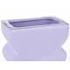 Vase Curves L Zuiver Soliflore Design Finition Lilas Décoration à Poser Originale 8x14x27cm
