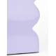 Vase Curves L Zuiver Soliflore Design Finition Lilas Décoration à Poser Originale 8x14x27cm