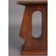 Guéridon Pilaster Dutchbone Table d'Appoint en Manguier Sellette Rectangulaire