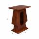 Guéridon Pilaster Dutchbone Table d'Appoint en Manguier Sellette Rectangulaire