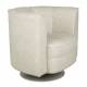 Fauteuil Tissu Flower Dutchbone Vintage Tendance Siège de Salon Beige 74x76x86cm