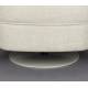 Fauteuil Tissu Flower Dutchbone Vintage Tendance Siège de Salon Beige 74x76x86cm