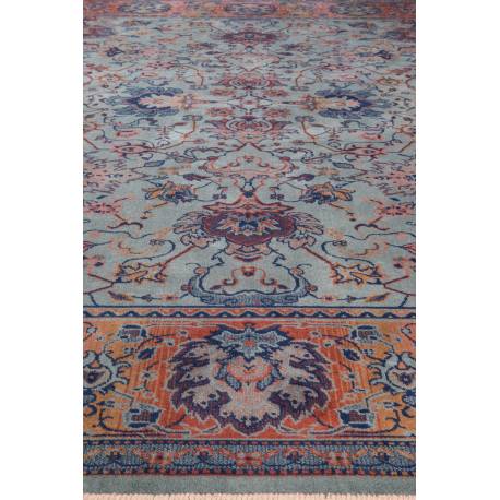 Tapis Bid Dutchbone Carpette Salon Tissu Vieux Vert 2 Tailles