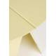 Guéridon Foldy Zuiver Sellette Ronde en Acier Jaune Table d'Appoint Design 40x40x45,8cm