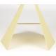 Guéridon Foldy Zuiver Sellette Ronde en Acier Jaune Table d'Appoint Design 40x40x45,8cm