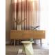 Guéridon Foldy Zuiver Sellette Ronde en Acier Jaune Table d'Appoint Design 40x40x45,8cm
