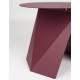Guéridon Foldy Zuiver Sellette Ronde en Acier Rouge Table d'Appoint Design 40x40x45,8cm