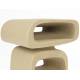 Table d'Appoint Eddy Zuiver Guéridon en Résine Beige Sellette d'Appoint Design Contemporain 35x43x44cm