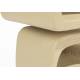 Table d'Appoint Eddy Zuiver Guéridon en Résine Beige Sellette d'Appoint Design Contemporain 35x43x44cm