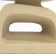 Table d'Appoint Eddy Zuiver Guéridon en Résine Beige Sellette d'Appoint Design Contemporain 35x43x44cm