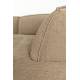 Canapé d'Angle Fat Freddy Zuiver Sofa Tissu Caramel Méridienne Gauche Banquette de Salon 72x188x308cm