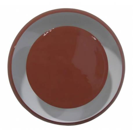 Applique Target Athezza Eclairage Mural en Acier Emaillé Terracotta Luminaire 13x38x38cm