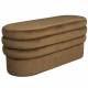 Banc Aditi Dutchbone Banquette en Velours Marron Bout de Lit Assise 35x44,5x93cm