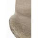 Lot de 2 Chaises Design Lester Sièges Woody de Table Séjour Chic et Tendance en Tissu Marron 50x55x80,5m