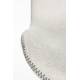 Lot de 2 Chaises Design Lester Sièges Woody de Table Séjour Chic et Tendance en Tissu Beige 50x55x80,5m