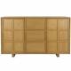 Buffet Raster Zuiver Meuble de Rangement en Bois Naturel Bahut Style Scandinave 45x70x120cm