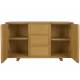 Buffet Raster Zuiver Meuble de Rangement en Bois Naturel Bahut Style Scandinave 45x70x120cm
