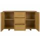 Buffet Raster Zuiver Meuble de Rangement en Bois Naturel Bahut Style Scandinave 45x70x120cm