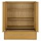 Vaisselier Raster Zuiver Meuble Haut en Bois Naturel Armoire Style Scandinave 45x100x120cm