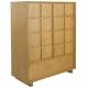 Vaisselier Raster Zuiver Meuble Haut en Bois Naturel Armoire Style Scandinave 45x100x120cm
