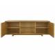 Meuble TV Raster Zuiver Enfilade Scandinave Meuble Bas en Bois Naturel 42x54x160cm