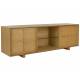 Meuble TV Raster Zuiver Enfilade Scandinave Meuble Bas en Bois Naturel 42x54x160cm