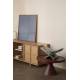 Meuble TV Raster Zuiver Enfilade Scandinave Meuble Bas en Bois Naturel 42x54x160cm
